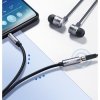 Kabel Ugreen AV118 10592 mini jack 3,5 mm (męski) / mini jack 3,5 mm (żeński) 1m - srebrny
